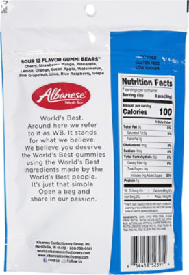 Albns Gummi Bears Sour 12 - 8 OZ - Image 6