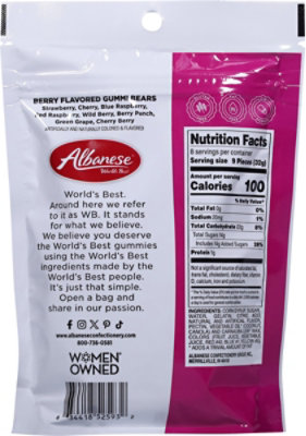 Albanese Gummi Bears Best Berry - 9 OZ - Image 5