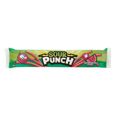 Sour Punch Wtrmln Straws 1ea - 2 OZ - Image 1