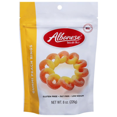 Albanese Peach Rings - 8 OZ - Image 2