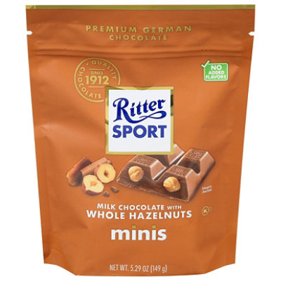 Ritter Sport Milk Chocolate Whole Hazelnut Mini - 5.29 OZ - Image 1