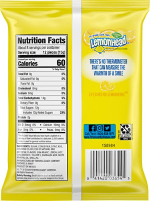 Lemonheads Peg Bag - 4.5 OZ - Image 6