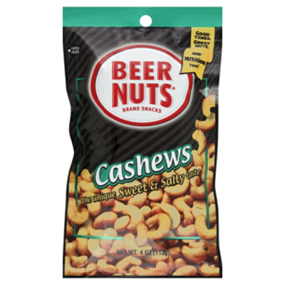 Beer Nut Cashew Lrg - 4 OZ - Image 1