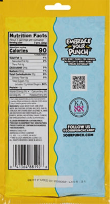 Sour Punch Filled Straws Blue Raspberry Lemonade - 5 OZ - Image 5