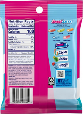 Sweetarts Ropes Bites Peg Bag - 5.25 OZ - Image 5