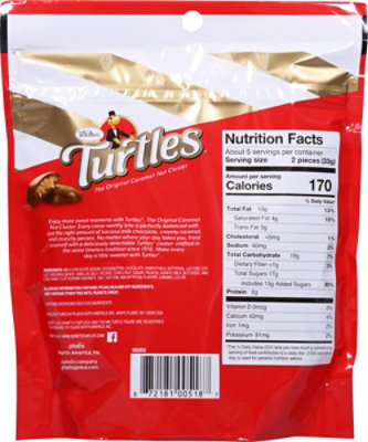 Turtles Original Minis Caramel Nut Cluster Candy Bite Size - 6.3 OZ - Image 5