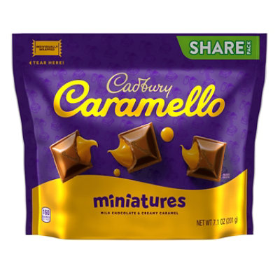 Cadbury Caramello Miniatures Share Stand Up Bag - EA - Image 1