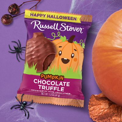 Russell Stover Pumpkin Milk Chocolate Truffle - 1.3 OZ - Image 4