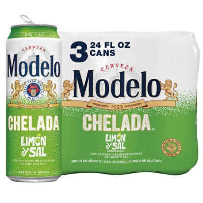 Modelo Chelada Limon Y Sal In Cans - 3-24 FZ - Image 1