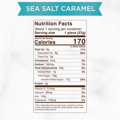 Russell Stover Pumpkin Dark Chocolate Sea Salt Caramel - 1.3 OZ - Image 7