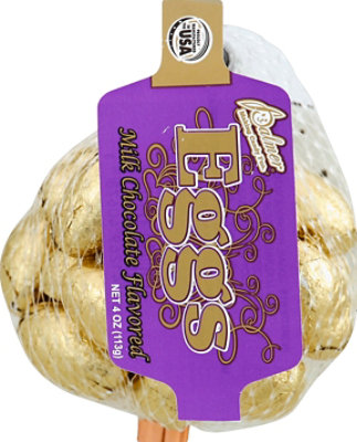 Palmer Gold Milk Chocolate Flavored Eggs Mesh - 4 OZ - Image 2