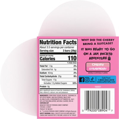 Ferrara Laffy Taffy Heart Gift Box - 3.5 OZ - Image 5