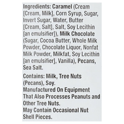 Sanders Milk Chocolate Sea Salt Caramels Pecan Clusters Tub - 16 OZ - Image 4