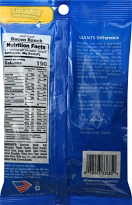 Giants Sunflower Seed Bacon Ranch - 5 OZ - Image 6