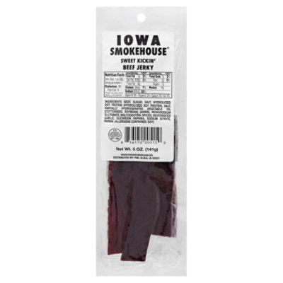 Iowa Smokehouse Beef Jerky Sweet Kickin - 5 OZ - Image 3