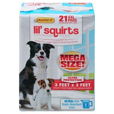 Lil Squirts Training Pads Mega Xxl - 21 CT - Image 3