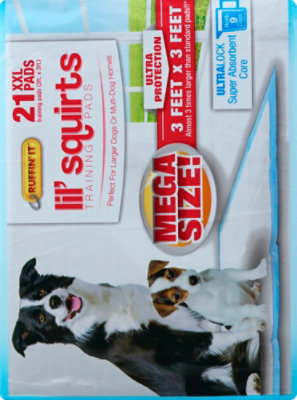 Lil Squirts Training Pads Mega Xxl - 21 CT - Image 4