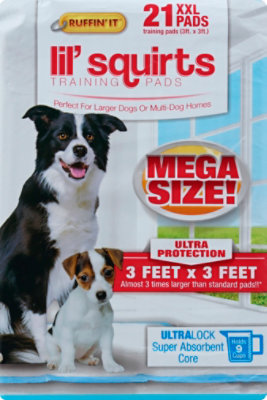 Lil Squirts Training Pads Mega Xxl - 21 CT - Image 2
