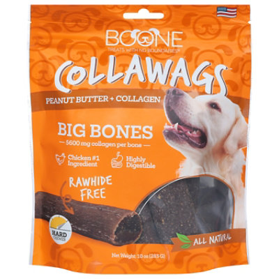 Boone Collawags Bones Large Peanut Butter - 10 OZ - Image 2