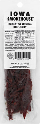 Iowa Smokehouse Beef Jerky Homestyle Original - 5 OZ - Image 2