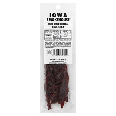 Iowa Smokehouse Beef Jerky Homestyle Original - 5 OZ - Image 1