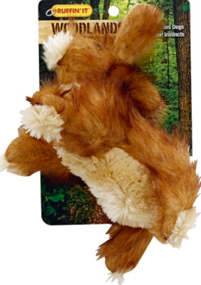 Woodlands Small Plush Rabbit Dog Toy - EA - Image 2