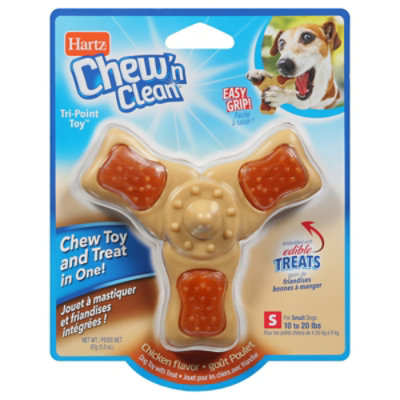 Hartz Chew N Clean Tri Point Bone Small - EA - Image 2