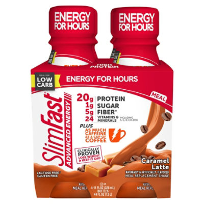 Slimfast Rtd Advanced Caramel Latte - 44 OZ - Image 2