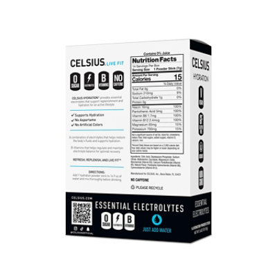 Celsius Hydration Blue Razz - 14 CT - Image 2