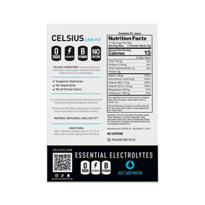 Celsius Hydration Blue Razz - 14 CT - Image 6