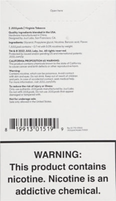 Juul Pod 2pk Virginia Tobacco 5% - 1 EA - Image 4