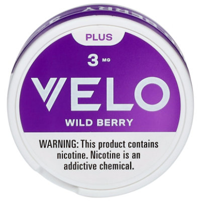 Velo Plus Wild Berry 3mg Pouch - EA - Image 2