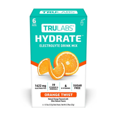 Trulabs Hydrate Orange Twist - 6 CT - Image 2