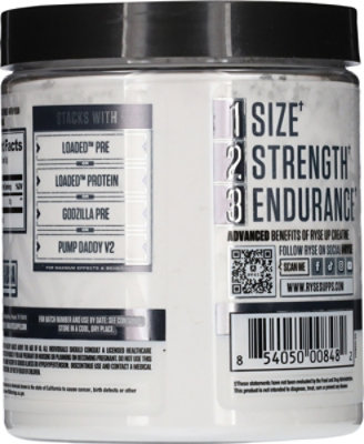 Ryse Creatine Monohydrate - 12.8 OZ - Image 4