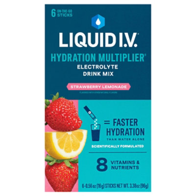 Liquid Iv Strawberry Lemonade - 6 CT