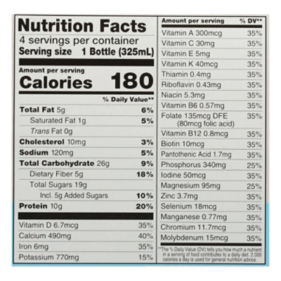 Slimfast Rtd Rich Chocolate Royal 4pk - 44 OZ - Image 3