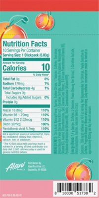 Alani Energy Sticks Juicy Peach - 10 CT - Image 6