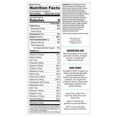 Trulabs Hydrate Citrus Splash - 6 CT - Image 5