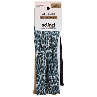 Conair Headwrap Denim/solid - 5.00 PK - Image 3