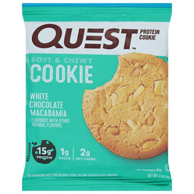 Quest Protein Cookie White Chocolate Macadamia - 2.04 OZ - Image 3