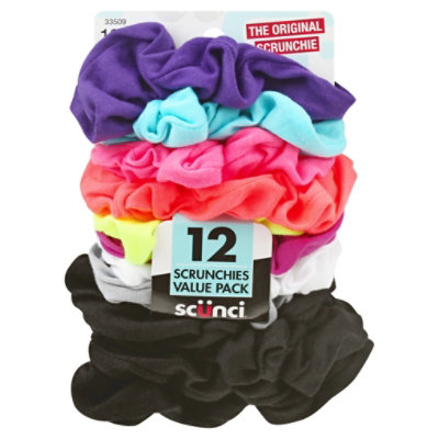 Conair Scrnchie Neon Interlock Large - 12 PK - Image 3