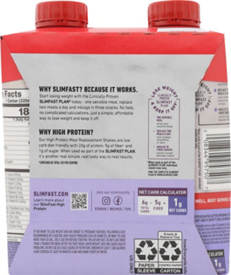 Slimfast Rtd Adv Strw&crm - 44 OZ - Image 5