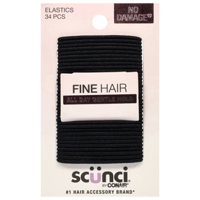 Scunci Elastics Black No Damage Small - 34 PK - Image 2