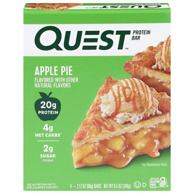 Quest Protein Bar Apple Pie - 8.5 OZ - Image 1