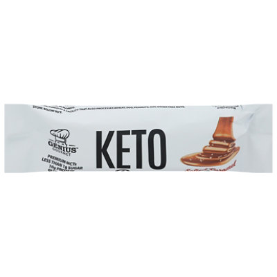 Genius Gourmet Keto Bar Salted Caramel - 1.09 OZ - Image 3