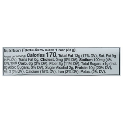 Genius Gourmet Keto Bar Salted Caramel - 1.09 OZ - Image 4