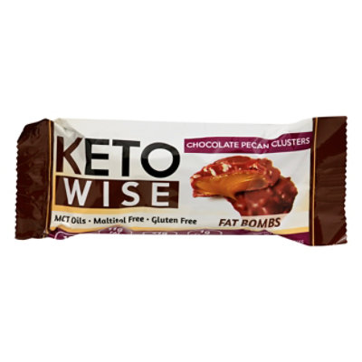 Keto Wise Fat Bombs   Chocolate Pecan Clusters - 1.13 OZ - Image 3