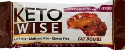 Keto Wise Fat Bombs   Chocolate Pecan Clusters - 1.13 OZ - Image 2