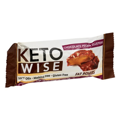 Keto Wise Fat Bombs   Chocolate Pecan Clusters - 1.13 OZ - Image 1