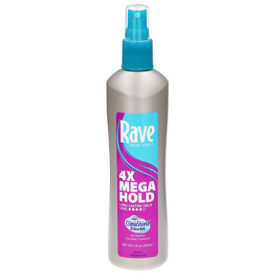 Rave 4x Mega Unscented Hairspray - 11OZ - Image 2